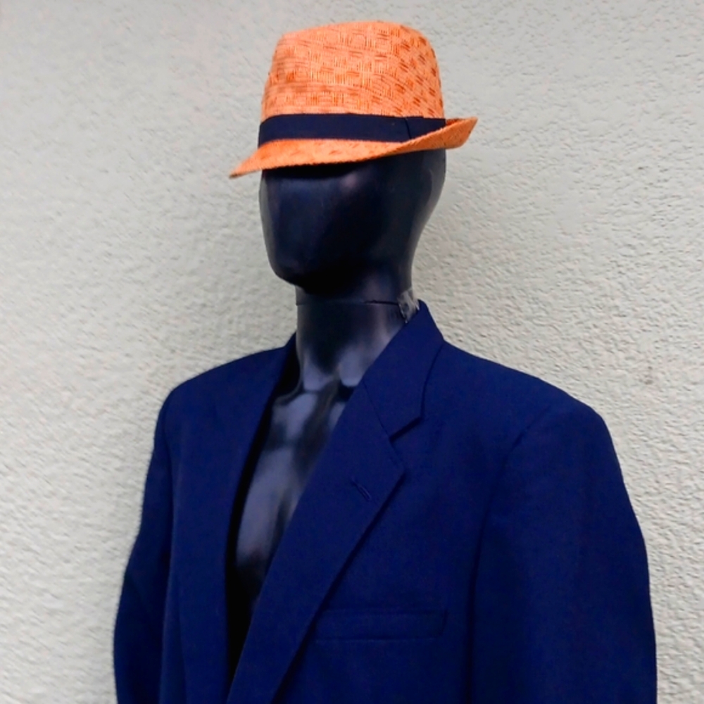 Burdines Florida (USA) Men's Vintage  Blue Luxury Blazer w/Gold Button Accents